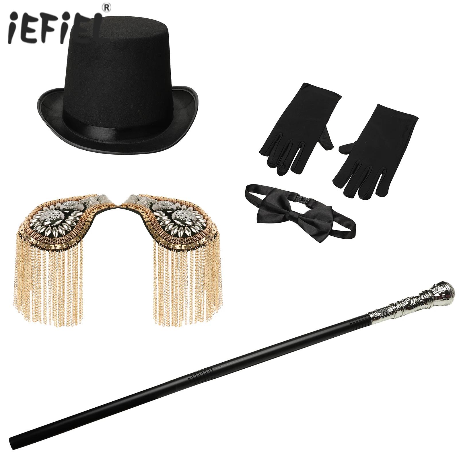 Formal Wear Gloves Men - Взрослый цирковой костюм манежа, цилиндр для