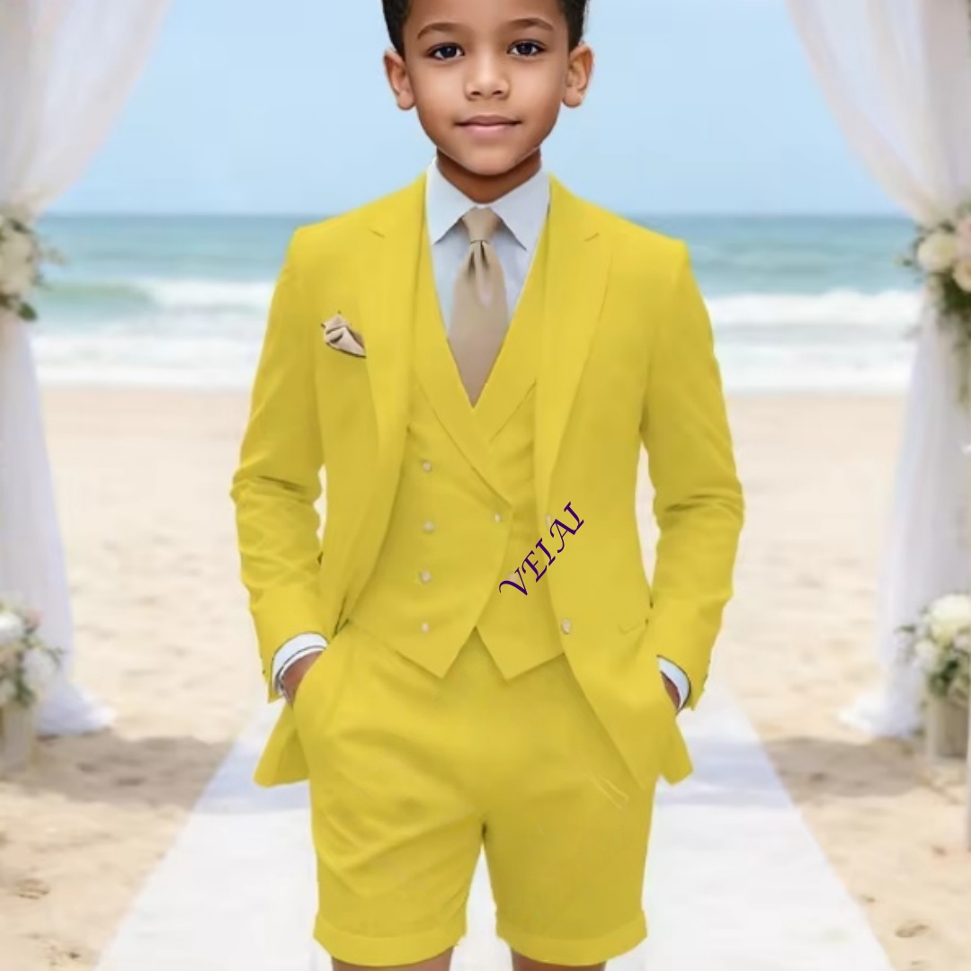 Mens Formal - Классический льняной костюм из трех предметов