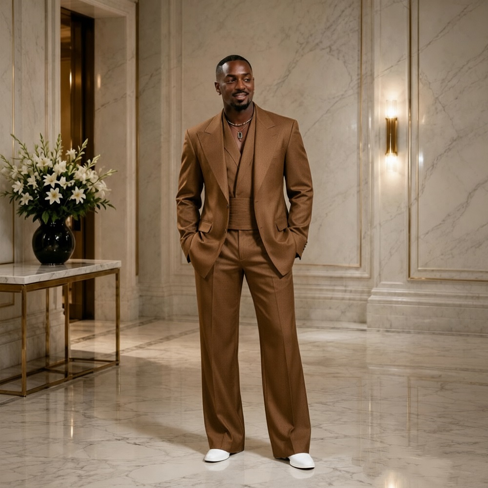 Men Formal Wear Modern - Современный приталенный свадебный смокинг для жениха,