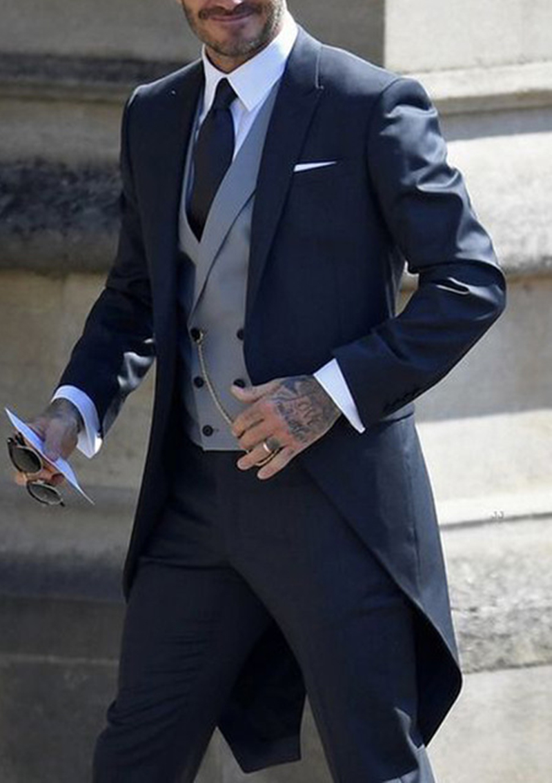 Men'S Formal Attire - Темно-синие мужские строгие костюмы, женский жилет