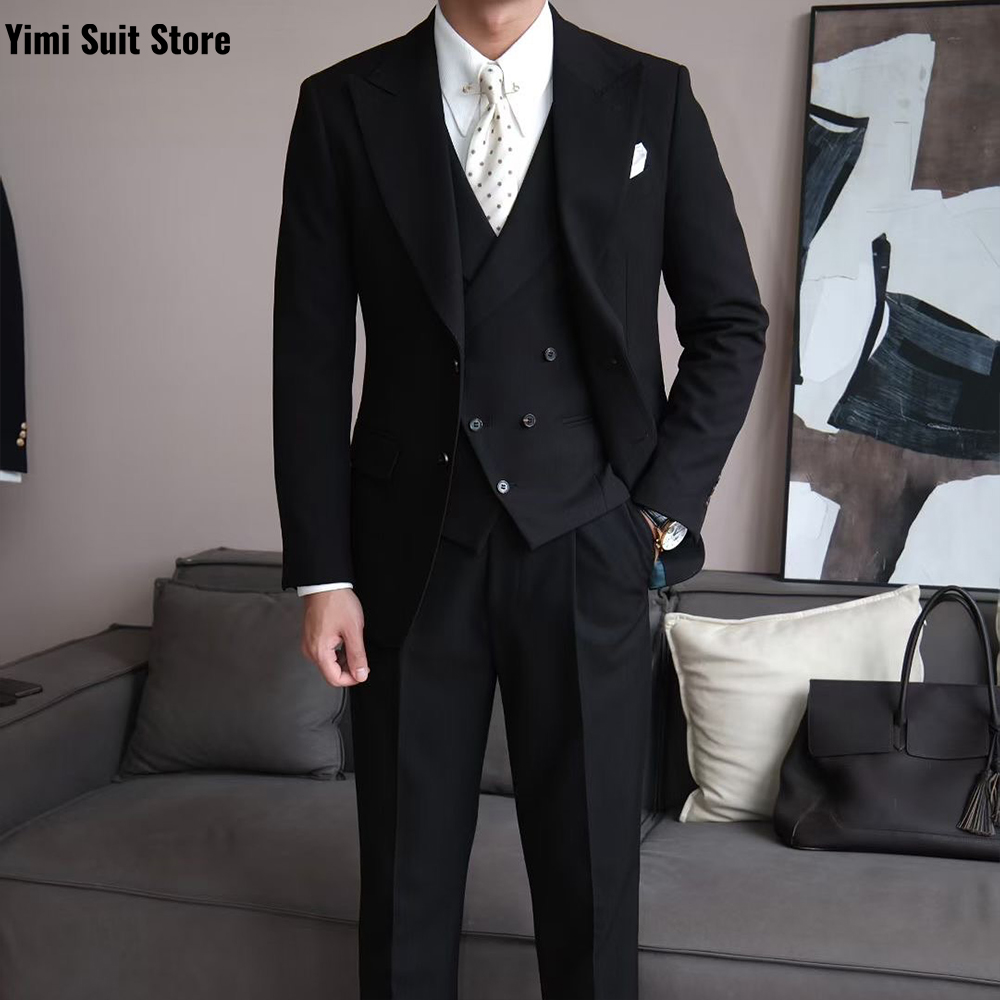 Черные мужские костюмы высоког – обзор и цена Men Formal Wear Modern