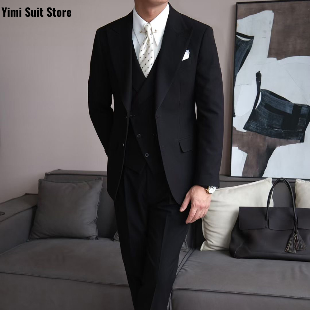 Черные мужские костюмы высоког – обзор и цена Men Formal Wear Modern