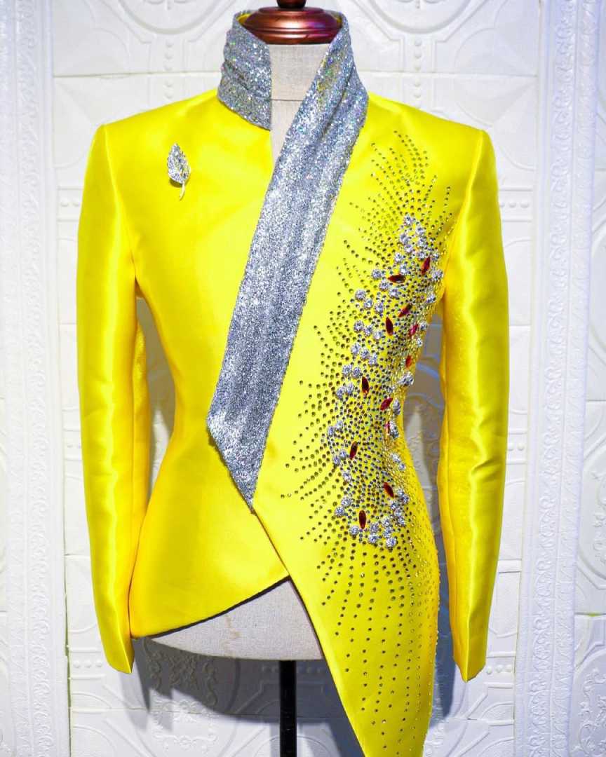 Модные желтые свадебные смокин – обзор и цена Formal Wear For Men Yellow