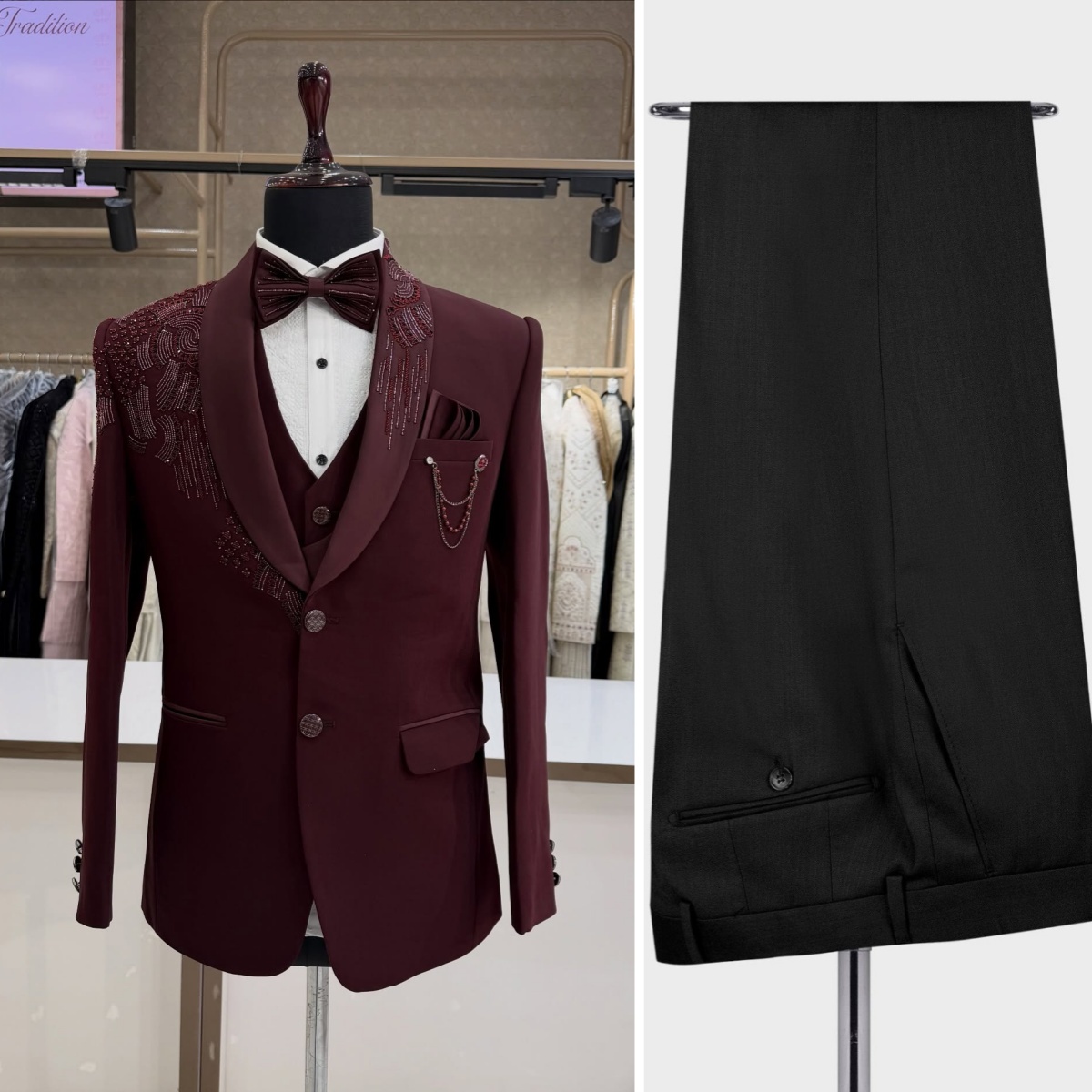 Комплект из 3 предметов: сваде – обзор и цена Men Formal Wear Modern