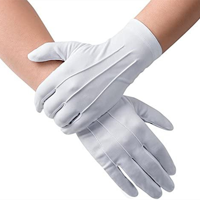 4 шт. белые хлопковые перчатки – обзор и цена Formal Wear Gloves Men
