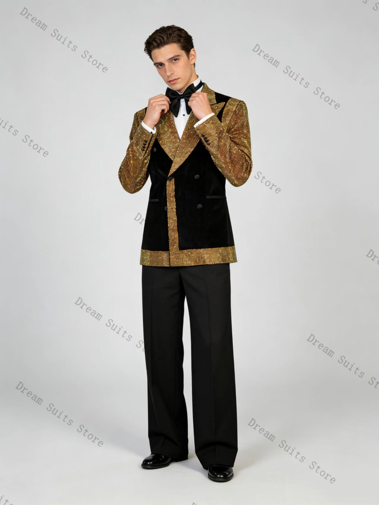 Мужской костюм Golden Crystals – обзор и цена Men Formal Wear With Coat