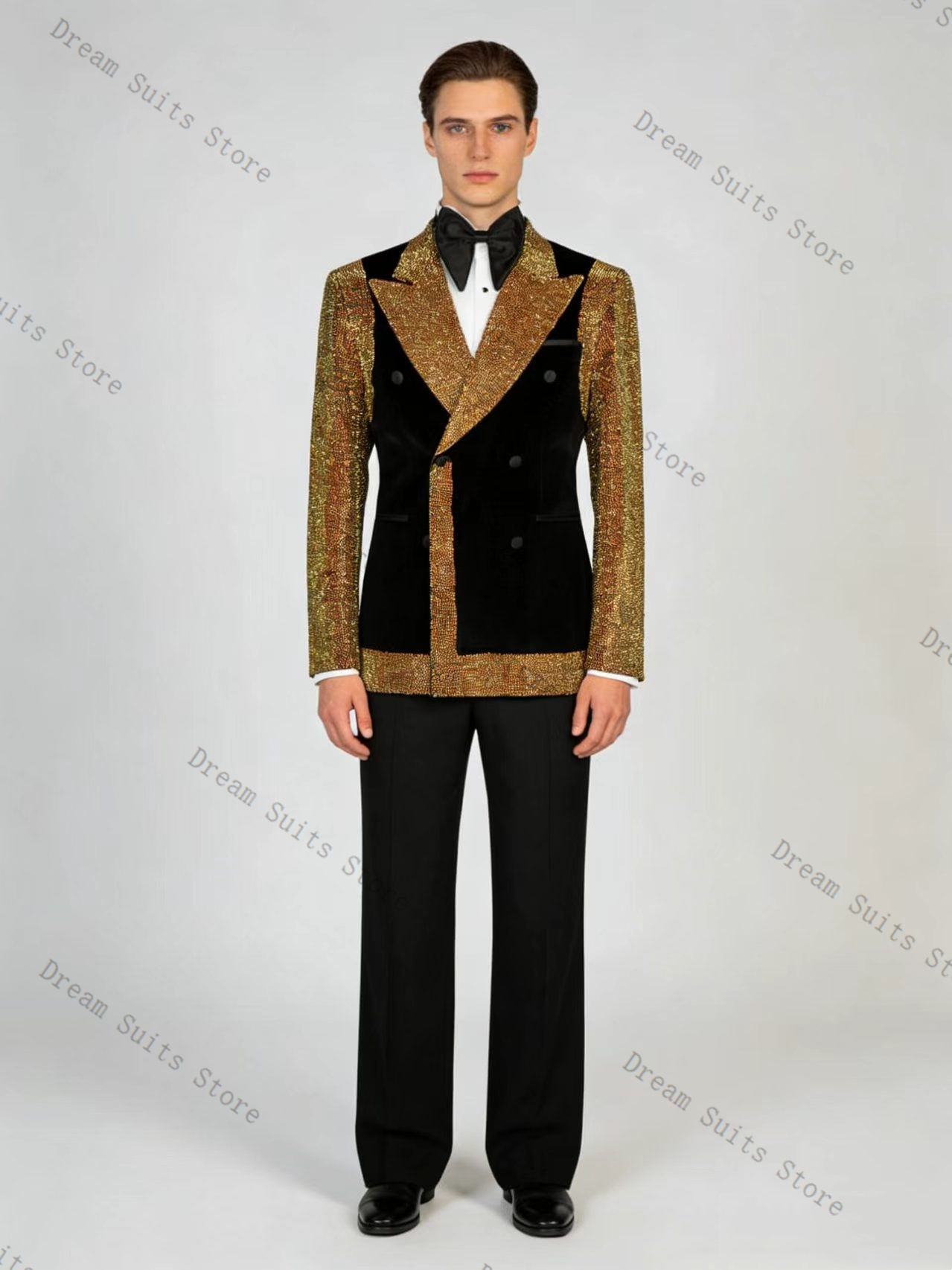 Мужской костюм Golden Crystals – обзор и цена Men Formal Wear With Coat