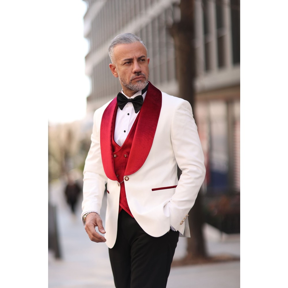 Красные, белые мужские свадебн – обзор и цена Men Formal Wear Modern