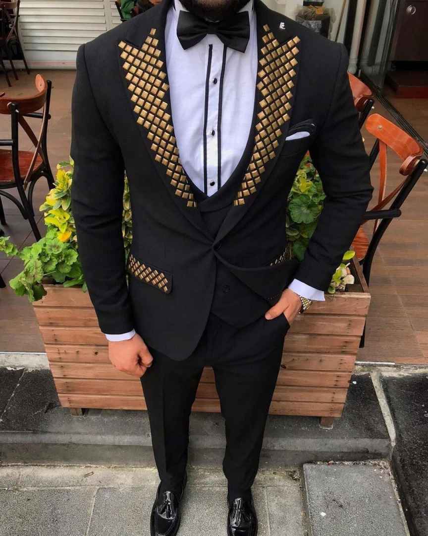 Современный мужской смокинг с  – обзор и цена Men Formal Wear Modern